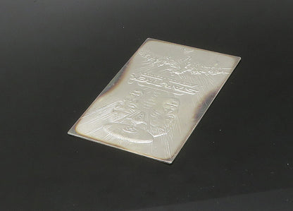 925 Sterling Silver Vintage Star Trek The Final Frontier Collectors Card  TR3092