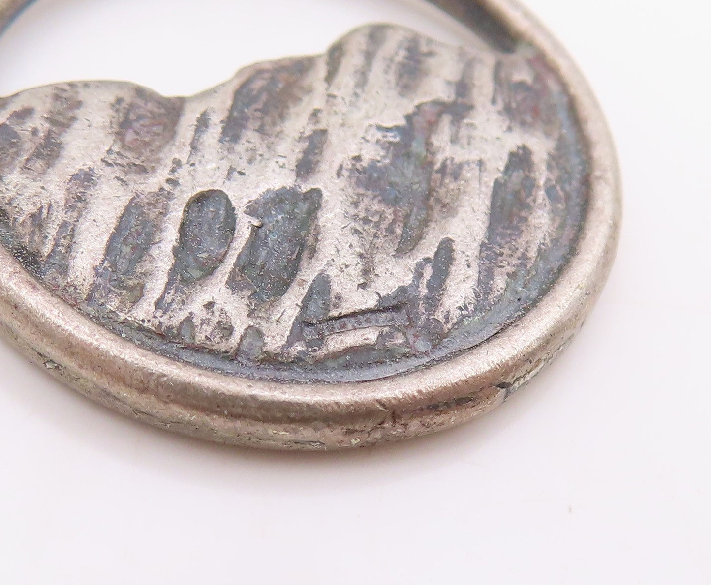 925 Sterling Silver Vintage Pendant Mount Rushmore National Memorial  PT26205