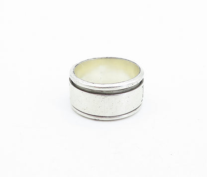 PAUL MITCHELL 925 Sterling Silver  Vintage Retro Spinner Ring Sz 11  RG3911