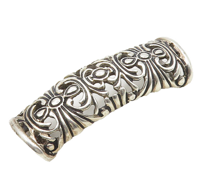 ESPO SIG 925 Sterling Silver  Vintage Open Swirl Design Slide Pendant  PT14781