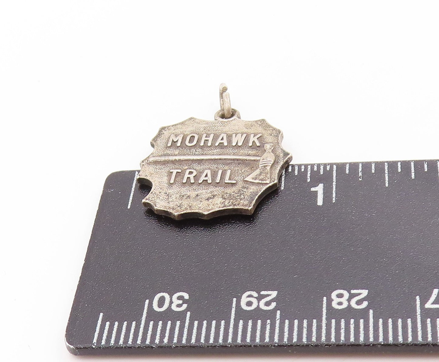 925 Sterling Silver Vintage Pendant Mohawk Trail Massachusetts Charm PT25121