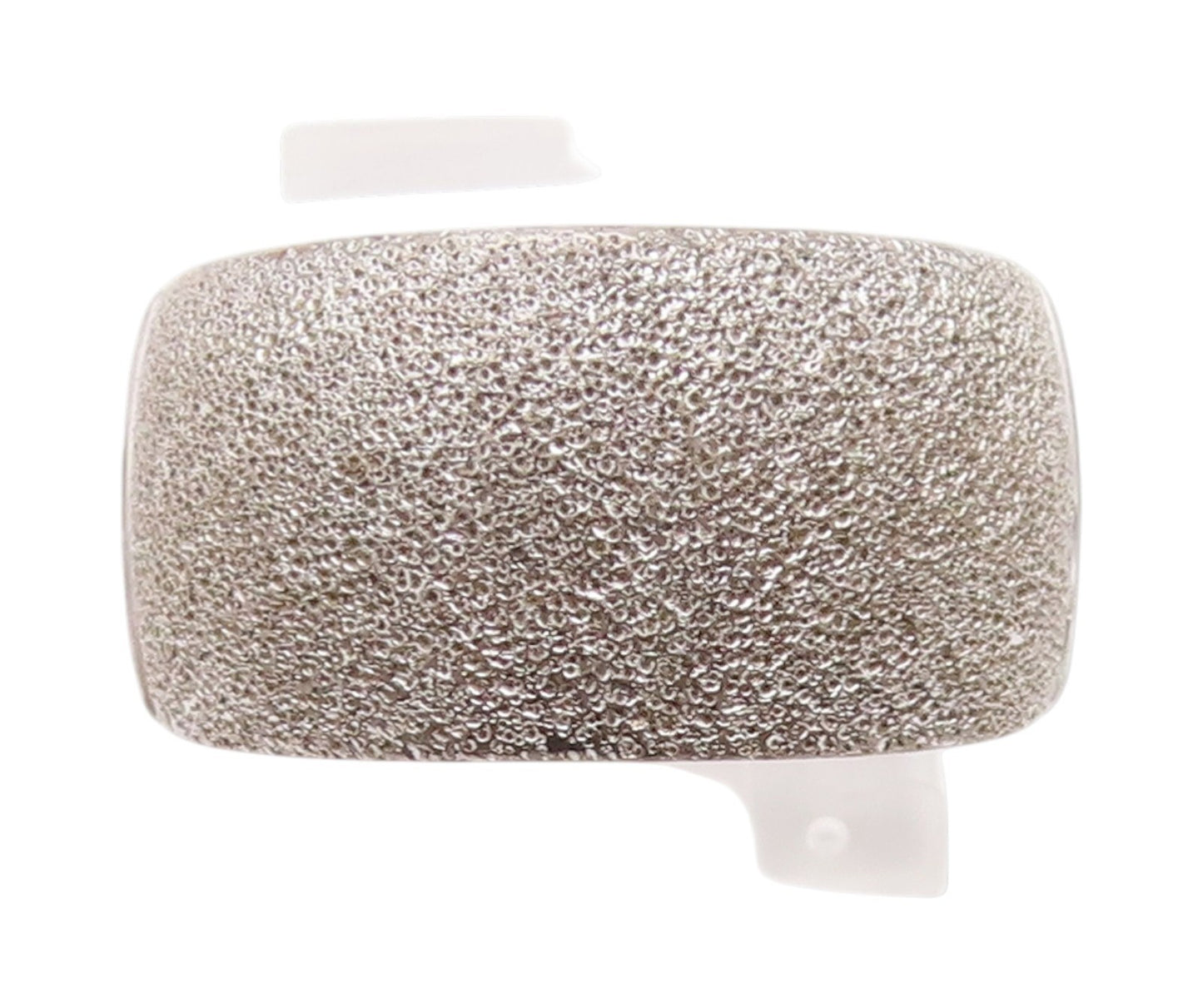 925 Sterling Silver Vintage Ring Minimalist Rough Finish Band  Sz 8  RG33368