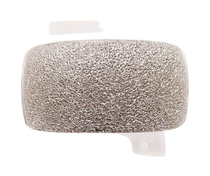 925 Sterling Silver Vintage Ring Minimalist Rough Finish Band  Sz 8  RG33368