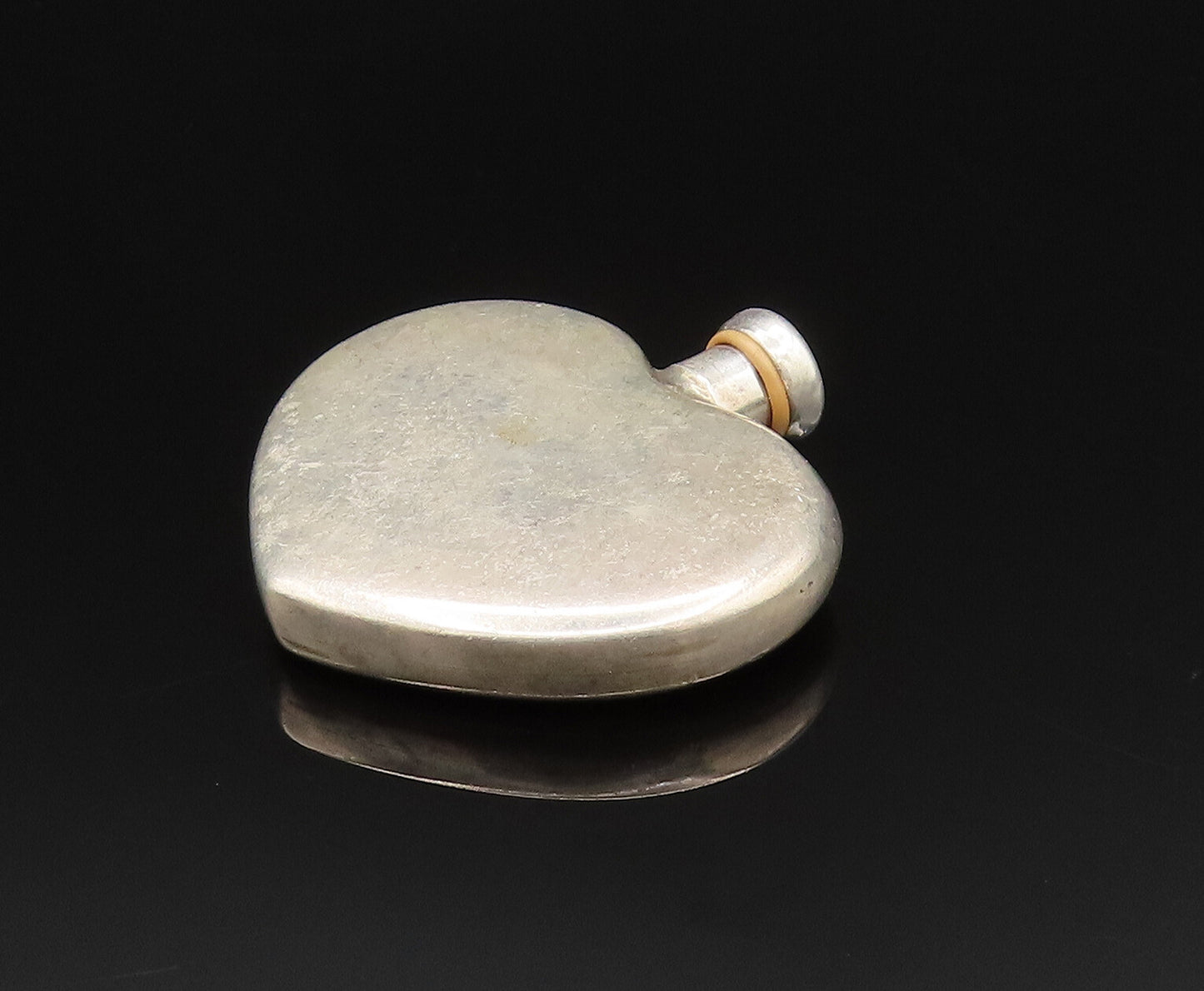 TIFFANY & CO 925 Sterling Silver Vintage Love Heart Perfume Bottle OPENS TR3412