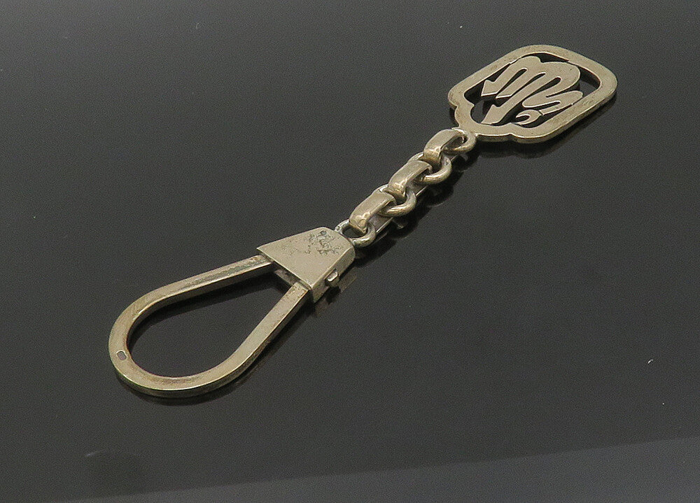 MIDDLE EAST 925 Sterling Silver  Vintage Shiny Smooth Key Chain  TR2956