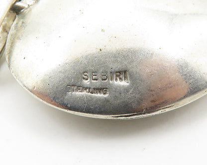 CELIA SEBIRI 925 Silver  Vintage Shiny Smooth Love Heart Pendant  PT14226