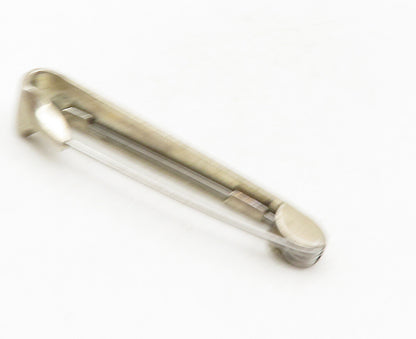 NAPIER 925 Sterling Silver  Vintage Etched Initials Matte Brooch Pin  BP3568