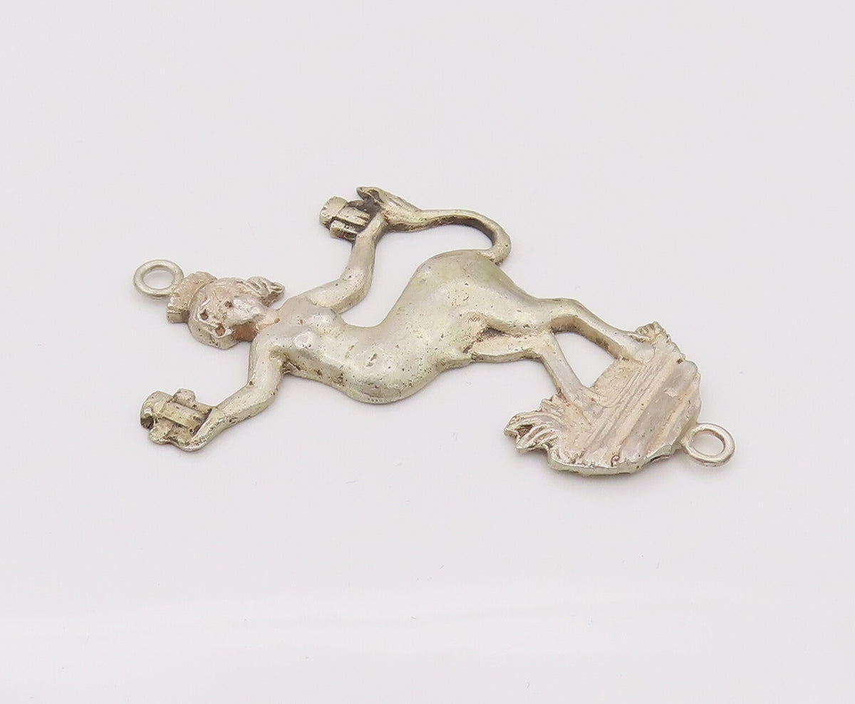 925 Sterling Silver Vintage Half Human & Horse Mythological Pendant PT22191