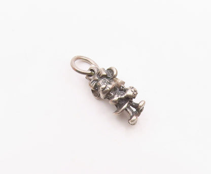 DISNEY 925 Sterling Silver  Vintage Petite Minnie Mouse Pendant  PT16710