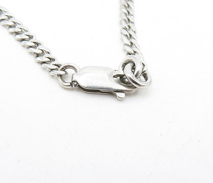 925 Sterling Silver Pink Cubic Zirconia Clover Charmed Chain Necklace NE1136