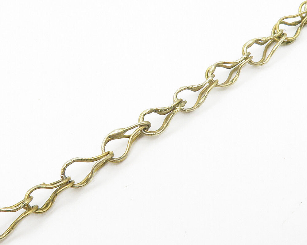 SIAM 925 Silver  Vintage Embellished Floral Design Chain Necklace  NE2312