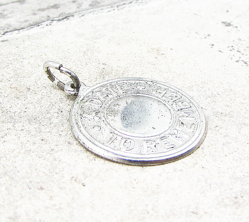 925 Sterling Silver  A Date To Remember Charm Pendant  PT1742