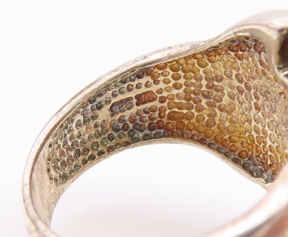 925 Sterling Silver Vintage Ring WHITNEY KELLY Gemstone Band  Sz 7  RG36059