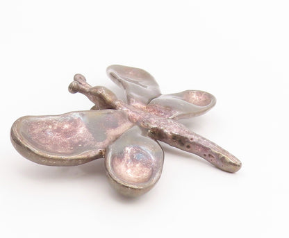 925 Sterling Silver Vintage Brooch Pin ISRAEL Classic Large Dragonfly  BP12187