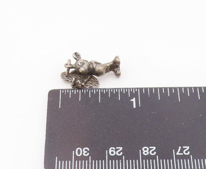 WALT DISNEY 925 Sterling Silver  Vintage Petite Mikey Mouse Pendant  PT17041