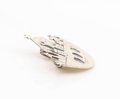 925 Sterling Silver Vintage Brooch Pin MEXICO Noah's Ark Animal Figure  BP12498