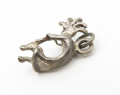 NAVAJO 925 Sterling Silver  Vintage Petite Kokopelli Dancer Pendant  PT10896