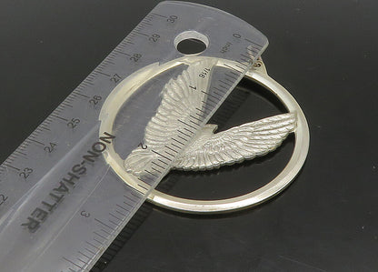 WALLACE 925 Silver  Vintage Peace On Earth Good Will Dove Pendant  PT18860