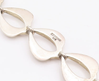 925 Sterling Silver Vintage Bracelet BAYANIHAN Designer Leaf Cut Design  BT10517