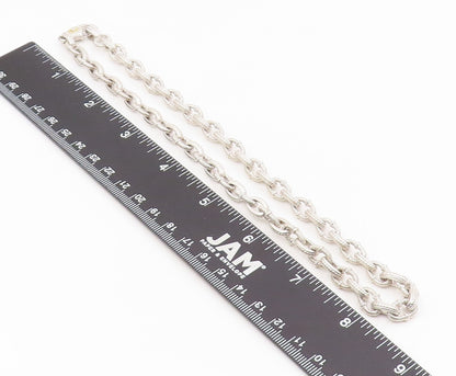 18k Gold & 925 Sterling Silver Vintage Necklace JUDITH RIPKA CZ Chain  NE4852