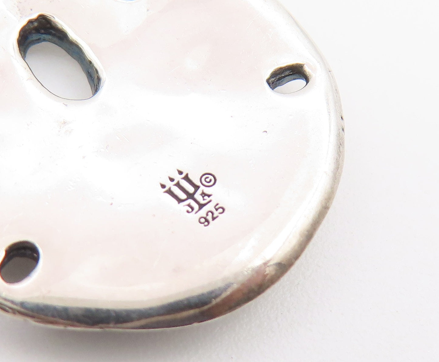 925 Sterling Silver Vintage Pendant JAMES AVERY Sand Dollar Sea Life  PT26624