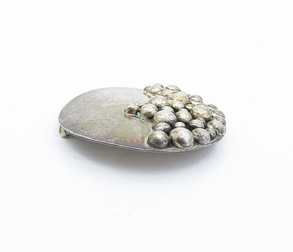 CARSI MEXICO 925 Silver  Vintage Dark Tone Modernist Bubbles Brooch Pin BP1371