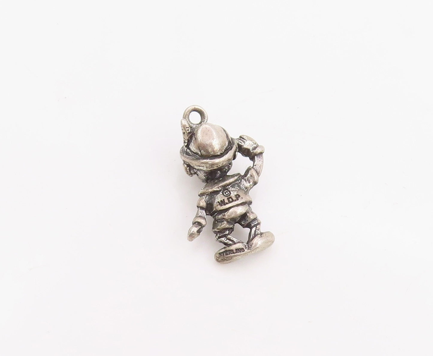 925 Sterling Silver Vintage Pendant 3D Disney Pinocchio Puppet Charm  PT25225