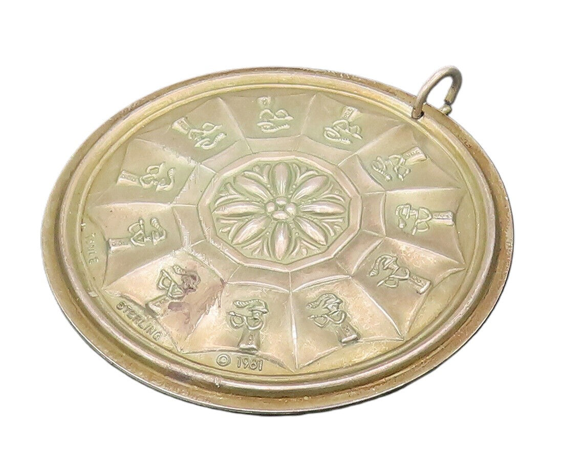 TOWLE 925 Sterling Silver Vintage 12 Days Christmas Pendant PT22077
