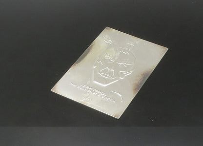 925 Sterling Silver Vintage Solid Star Trek 1982 Collection Card  TR3081