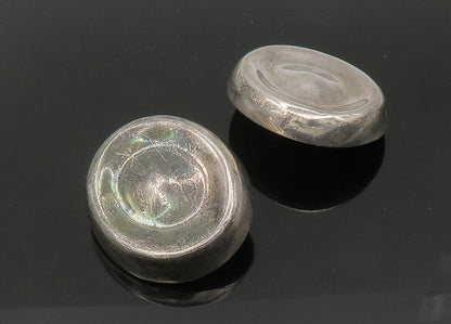 ZINA 925 Sterling Silver Vintage Heavy Non Pierce Button Drop Earrings EG10532