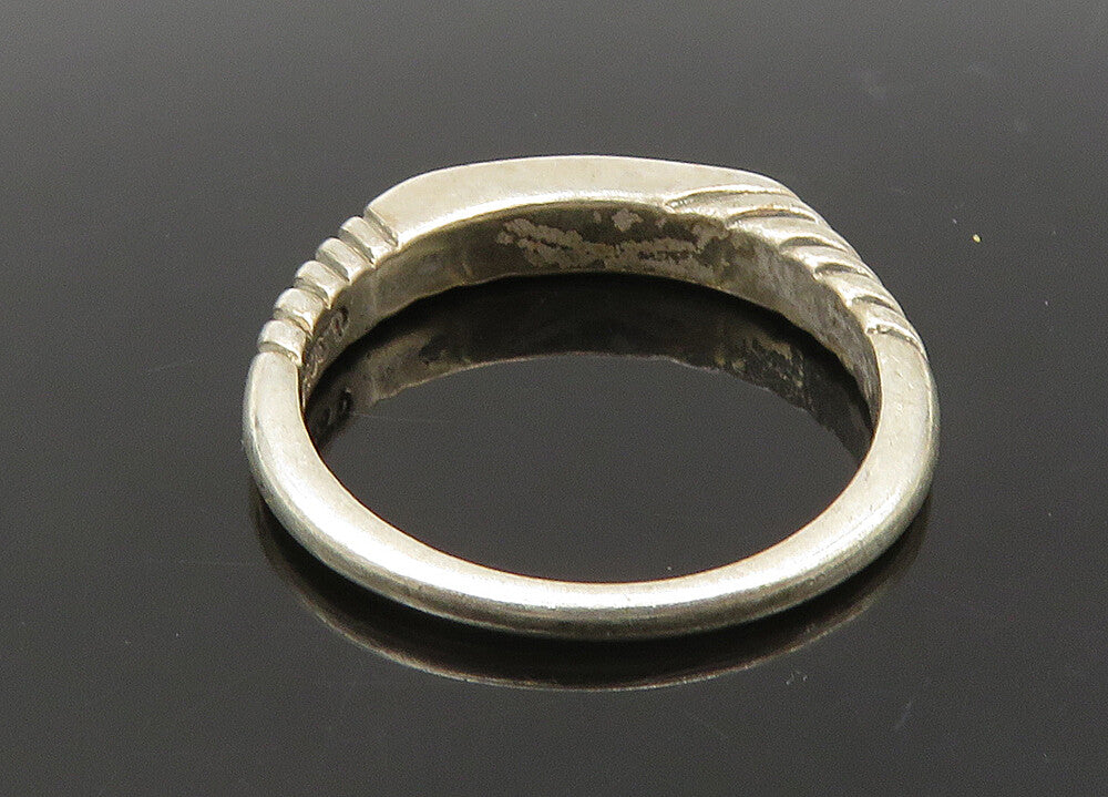 CAROLYN POLLACK 925 Sterling Silver Vintage Jasper Dome Band Ring Sz 6 RG21312