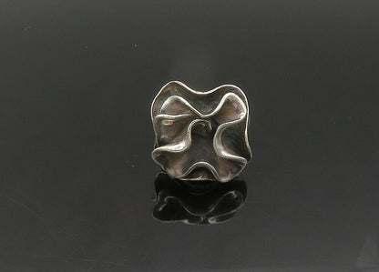 SILPADA 925 Sterling Silver Vintage Shiny Sculpted Statement Ring Sz 8 RG21958
