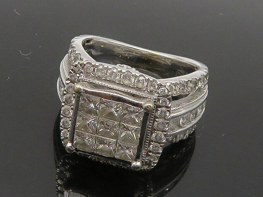 10K GOLD  1.5 Carat Genuine Diamonds Shiny Petite Band Ring Sz 4.25  GR029