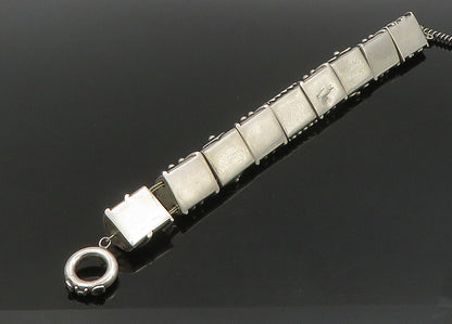 DEBORAH ARMSTRONG 925 Sterling Silver Vintage Real Gemstone Bracelet  BT8958