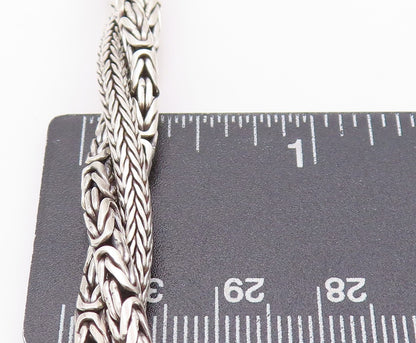 925 Sterling Silver Vintage Necklace SAMUEL BENHAM Twisted Multi Strand  NE4549