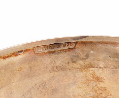 925 Sterling Silver Vintage Bracelet LIKA BEHAR Etched Leaf & Vine Cuff  BT12026