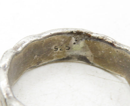 925 Sterling Silver  Vintage Petite Celtic Knot Smooth Band Ring Sz 5.5 RG9432