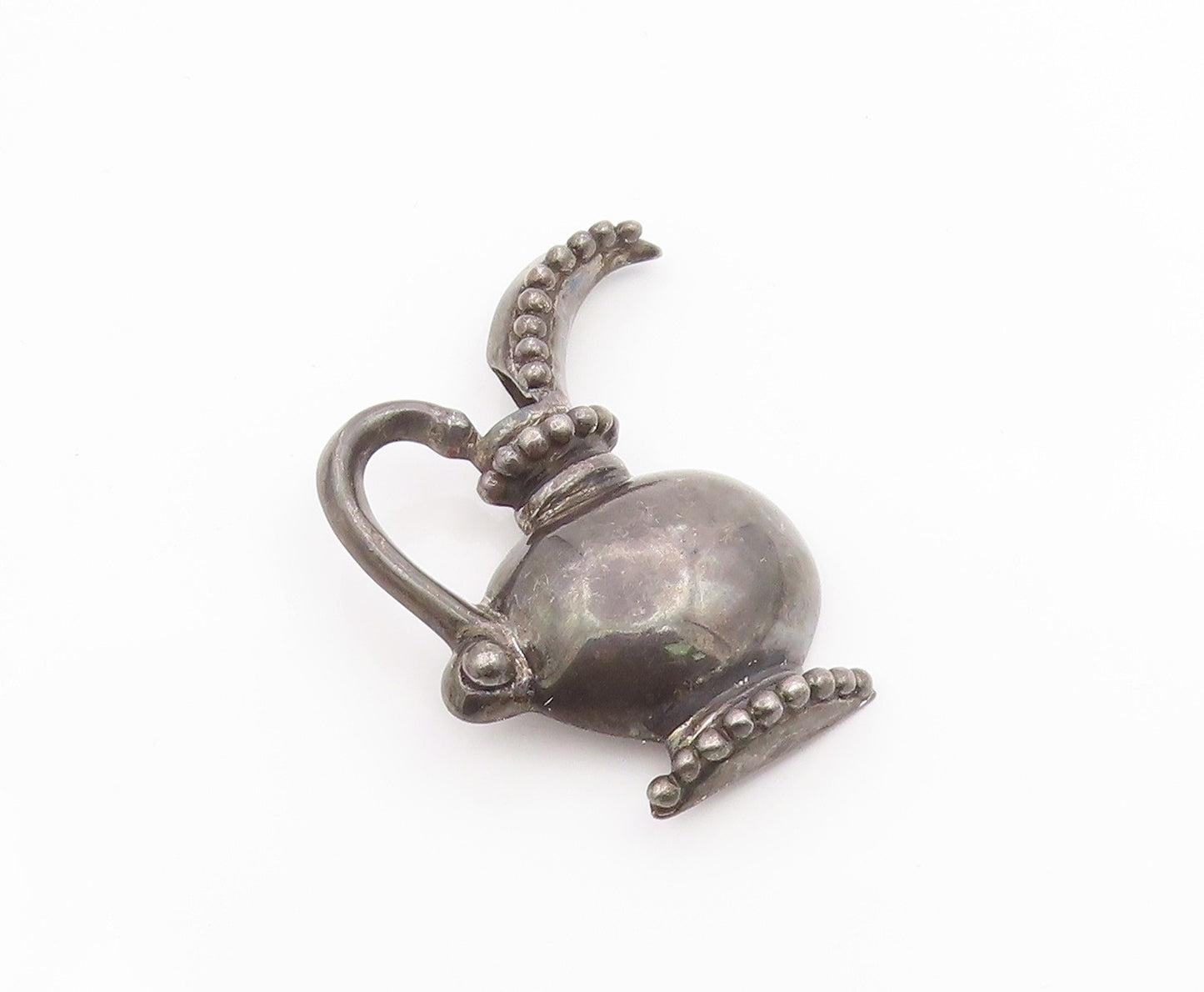 925 Sterling Silver Vintage Brooch Pin TAXCO MEXICO Dark Tone Water Jug  BP12475