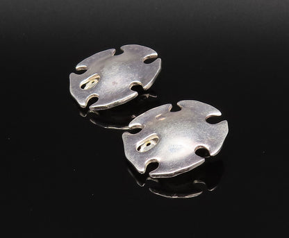 RLM STUDIO 925 Silver  Vintage Fidget Shield Non Pierced Earrings  EG12132