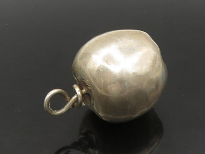925 Sterling Silver  Vintage Shiny Hollow Apple Motif Table Trinket  TR3227