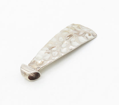 SILPADA 925 Sterling Silver  Vintage Shiny Hammered Slide Pendant  PT12246