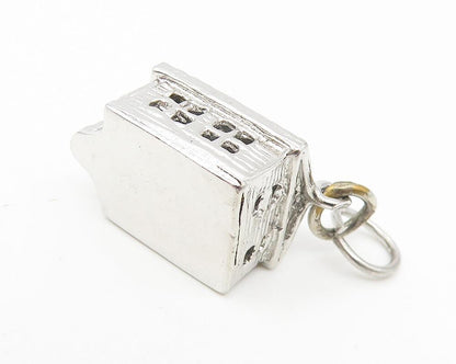925 Sterling Silver  Vintage Petite Couple in Front Of House Pendant  PT9091