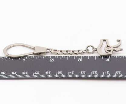 MIDDLE EAST 925 Sterling Silver Vintage Evil Eye Cutout Key Chain TR3366