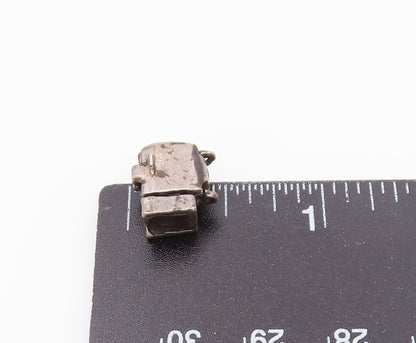 925 Sterling Silver  Vintage Old Fashioned Furnace Pendant (OPENS)  PT17567