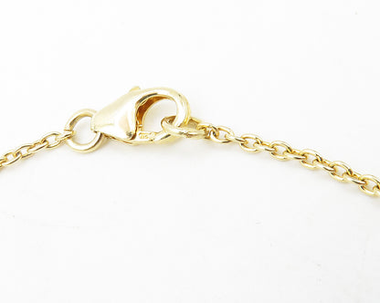 925 Sterling Silver Garnet & Multi Stone Gold Plated Chain Necklace NE1945