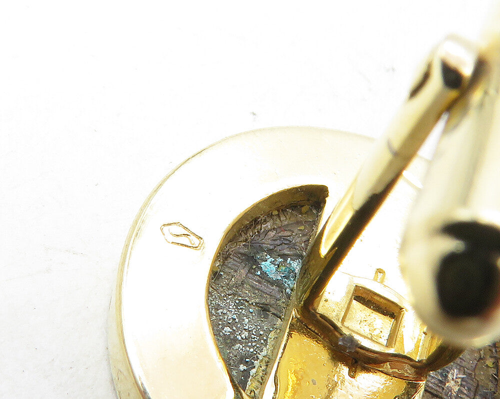 925 Sterling Silver  Vintage 2 Tone United States Coin Single Cuff Link TR1687