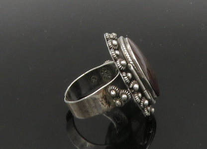 TAXCO MEXICO 925 Silver  Vintage Tiger's Eye Band Ring Sz 11 (OPENS)  RG22760