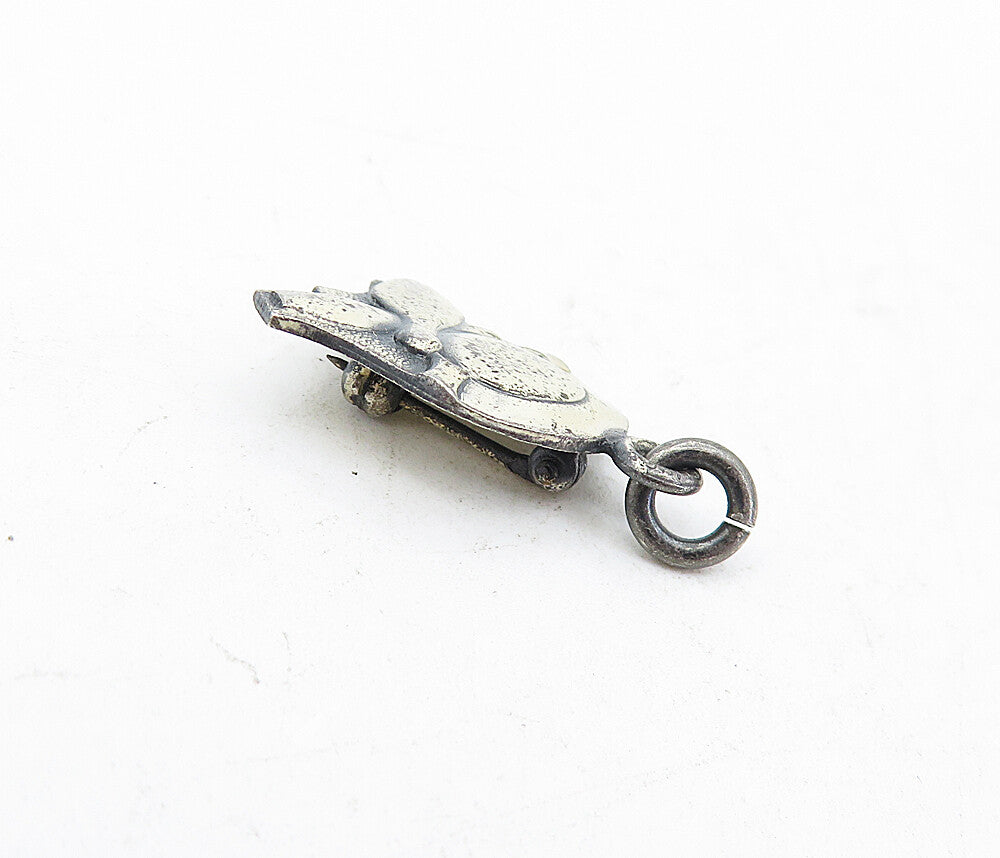 925 Sterling Silver  Vintage Petite Bowling Ball & Pins Brooch Pin  BP1921