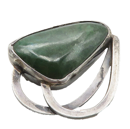 ISRAEL 925 Sterling Silver  Vintage Eilat Stone Modernist Brooch Pin  BP6731