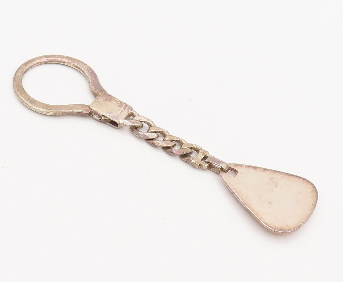 925 Sterling Silver  Vintage Religious Mother Marry & Jesus Keychain  TR3591
